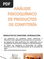 Análisis Fisicoquímico de Confitería