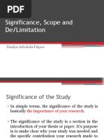 Report-Significance of The Study