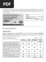 2ndQEng10 - Performance Task With Rubrics