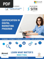 Certification in Digital Marketing Program: Learn What Matter'S