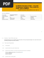 S/4HANA Purchase Order - Account Assignment Category Proj. Make-To-Order' (Q) in F0842A