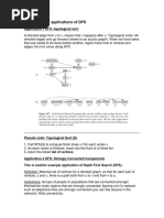 Graphs Part 3: Applications of DFS: Application 1 DFS: Topological Sort