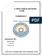 Assignment 1: Computer Aided Analysis and Design (LAB)