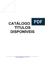 Catálogo de Cds