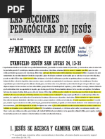 Las Acciones Pedagógicas de Jesús