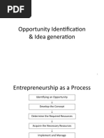 Opportunity Identification & Idea Generation