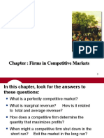 Chapter: Firms in Competitive Markets