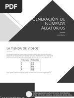 2 Generación de Números Aleatorios