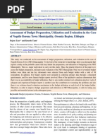 Assessment of Budget Preparation, Utilization and Evaluation in The Case of Negelle Borena Town Municipality, Oromia Region, Ethiopia