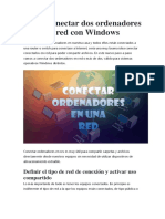 Como Conectar Dos Ordenadores en Red Con Windows