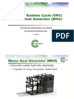 Capstone Micro Turbine ORC