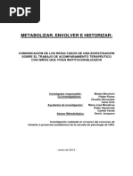 Metabolizacion Envoltura e Historizacion en El Acompanamiento Terapeutico