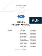 Informe. Presion Arterial. Trabajo Completo.