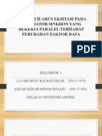 Pengaruh Arus Eksitasi Pada Generator Sinkron Yang Bekerja