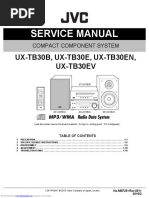 Manual de Servicio de Equipo de Sonido de Radio mp3