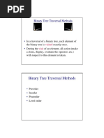 Travesal Methods