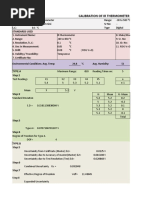 Calibration of Ir Thermometer