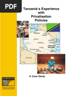 Tanzania's Experience With Privatisation Policies: A Case Study