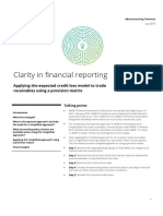 Deloitte Au Audit Applying Expected Credit Loss Model Trade Receivables Using Provision Matrix 030519