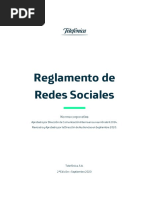 Reglamento de Redes Sociales Telefonica