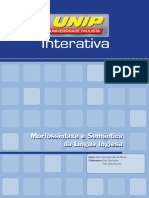 Morfossintaxe - e - Semantica - Da - Ligua - Inglesa - (40h) - Unidade I