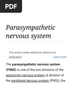 Parasympathetic Nervous System - Wikipedia