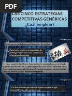 Cap 5 Estrategias Competitivas de Porter