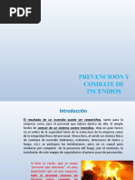 Prevención y Combate de Incendio