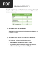 DIAGRAMA DE PARETO Calidad