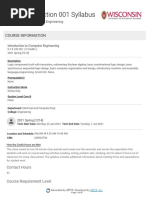 E C E 252 Section 001 Syllabus: Course Information