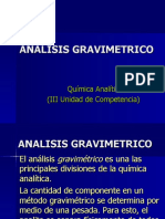 ANALISIS GRAVIMETRICO Presentation