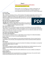 Class X: Unit-3 Relational Database Management Systems (Basic)