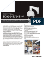 SD8364E/64E-M: Speed Dome Network Camera