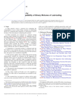 D6185-11 Standard Practice For Evaluating Compatibility of Binary Mixtures of Lubricating Greases