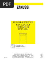 Zanussi Tde 4224 Manual de Usuario