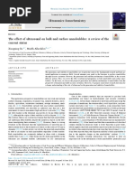 Ultrasonics Sonochemistry: Xiangning Bu, Muidh Alheshibri