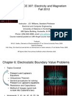 EE 307 Chapter 6 - Electrostatic Boundary Value Problems