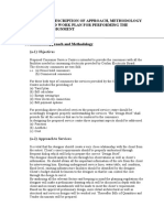 Form Tech-4 Description of Approach, Methodology and Work Plan For Performing The Assignment