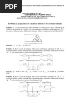 Guía de Problemas Del Primer Parcial (Ctos - II) Eléctrica