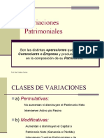 Variaciones Patrimoniales