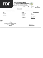 Fecalysis Result