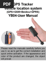 YB04 GPS Tracker