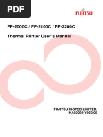 FP-2000C / FP-2100C / FP-2200C Thermal Printer User's Manual