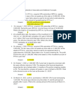 Accounting - Answer Key Quiz - Investments in Associates and Additional Concepts