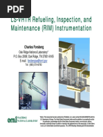 LS-VHTR Refueling, Inspection & Maintenance Instrumentation (Pres. Slides) (2006, ORNL)