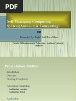 On Autonomic Computing