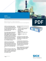 Sidor Gas Analyzer: Measurement of 1 or 2 Gas Components Optional Oxygen Measurement (Electrochemical or Paramagnetic)