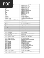 Access Liste Des IdMso