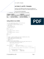 Calling REXX From Cobol, C, and PLI - Examples