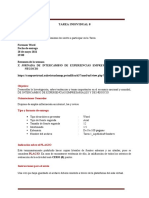 Tarea 8 INDIVIDUAL, X JORNADA DE INTERCAMBIO DE EXPERIENCIAS EMPRESARIALES Y DE NEGOCIO